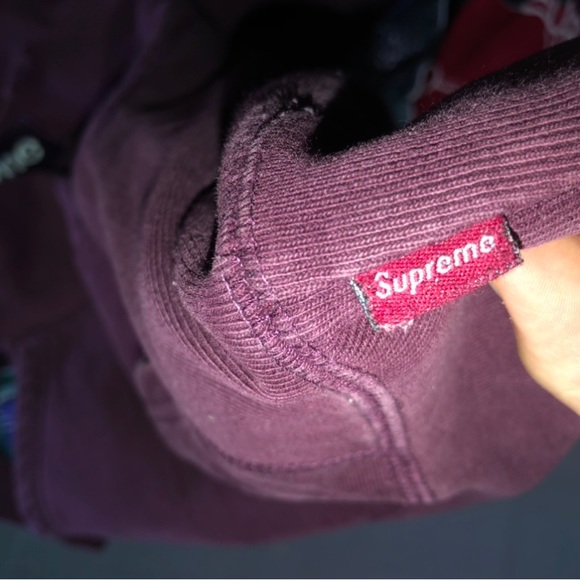 Supreme Maroon Box Logo Hoodie - Picture 6 of 6